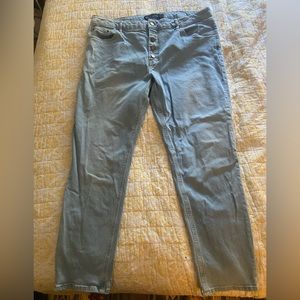 Boden girlfriend jeans w/ button fly
